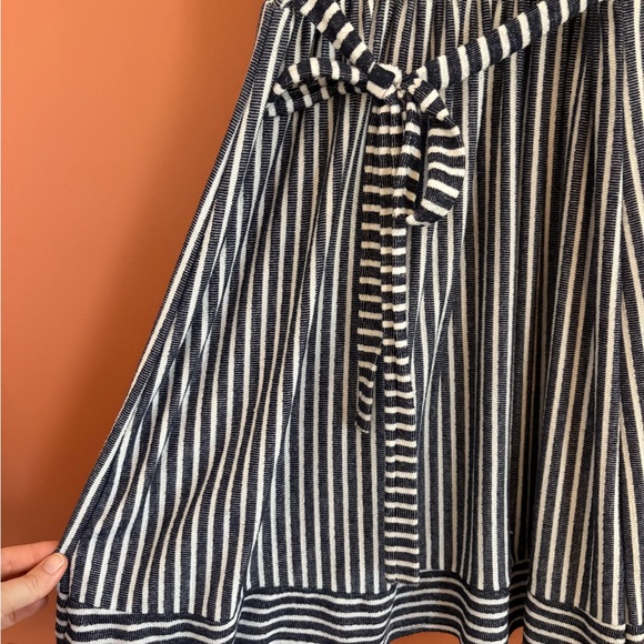 Caution to the Wind Striped Grey and White Dress - Picture 2 of 5